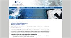 Desktop Screenshot of inflectionpointresearch.com