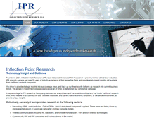 Tablet Screenshot of inflectionpointresearch.com